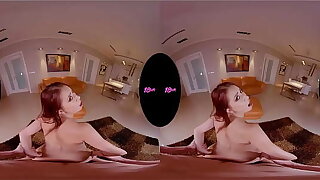 Stunning Redhead Teen Paula Retrograde VR Sex